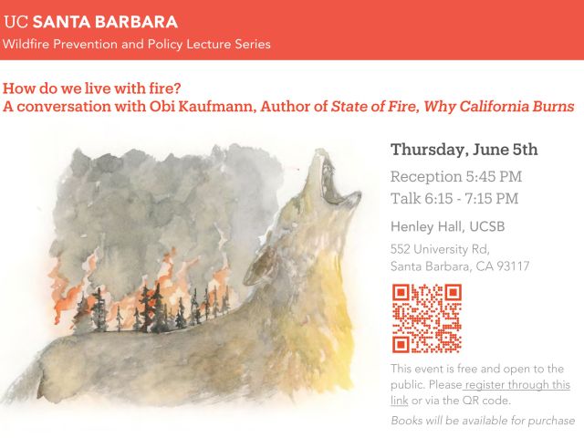 Poster describing the upcoming talk by Obi Kaufmann